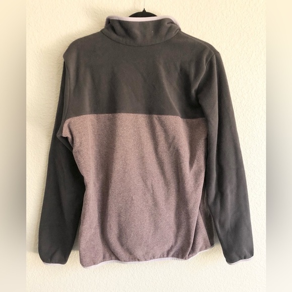 Columbia shades of purple fleece half button down sweater large - Picture 5 of 6